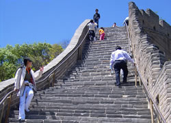 steep stairs of Badaling Great Wall