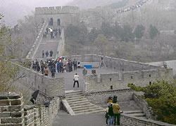 bird eye view of Juyongguan 