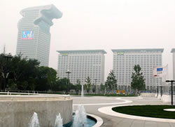 relaxing place of Beijing Olympic Green