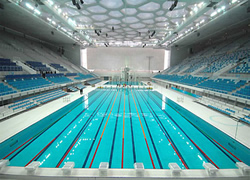 swiming pool of the National Aquatic Center 