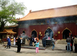 the incense burner of Yonghe Lama Temple 