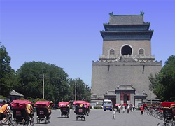 Rickshawing around the Beijing Drum Bell
