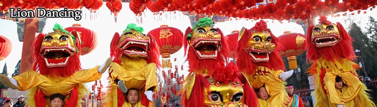 Chinese New Year Lion Dancing