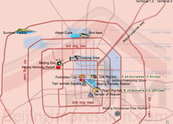 location map of Hongqiao Market 