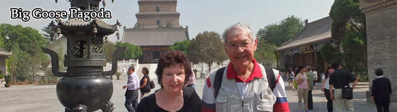 Xian Big Goose Pagoda Senior Traveler