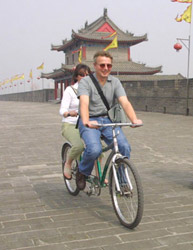 Xian Ancient City Wall Biking