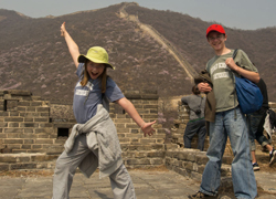 Posing At Great Wall