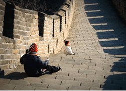 Hiking Mutianyu Great Wall with Kids
