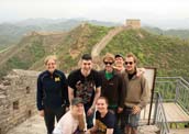 We are on the Great Wall.