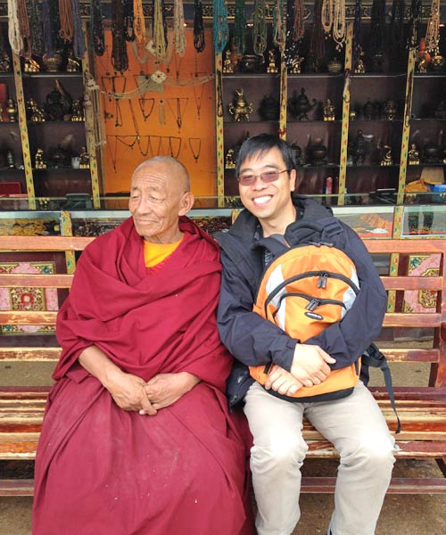 Norman is visiting Lhasa Potala Palace.
