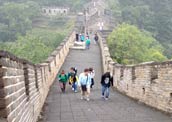 Norman is visiting the Great Wall in Beijing.