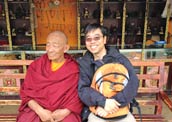 Norman is visiting the Potala Palace in Lhasa.