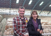 Mr. and Mrs. Steve Rothwell are visiting the Terracotta Warriors in Xian.
