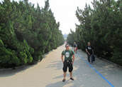 Gabriel are visiting the Ming Tombs.