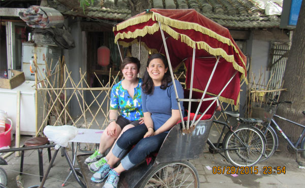 Sarah Wright are visiting Lhasa