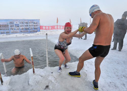 Winter Swimming Pool