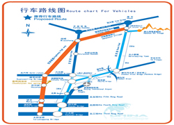 Nanshan Ski Resorts Map for Vehicles