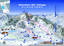 Nanshan Ski Resort Map