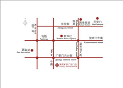 Beiing Niu JIe map