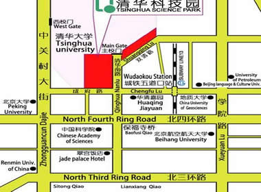 Wudaokou Map