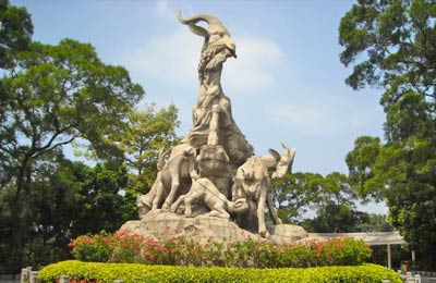 The Five Rams Statue