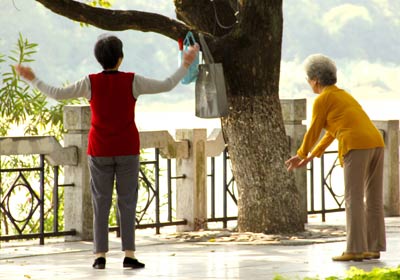 Morning Exercise in Guilin