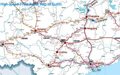 Guilin High-speed Train Map