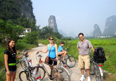 Yangshuo Town Cycling