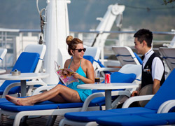 Sun Deck of Cruise Ship