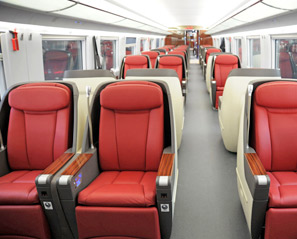 Business-class Seat of Buttet Train