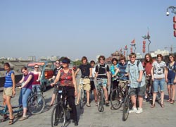 Cycling on Ancient City Wall 