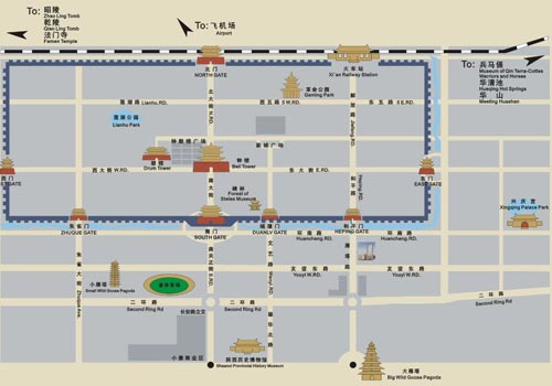 Xian Street Map