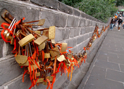 Love Bonding Locks at Great Wall 