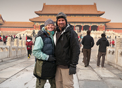 Couple at Forbidden City