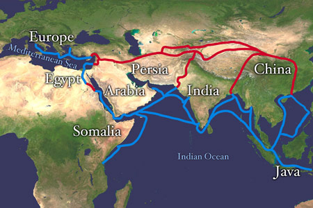 The Silk Road Map