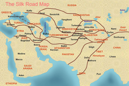 The Silk Road Map