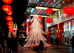 Celebrating 2010 Christmas in Beijing
