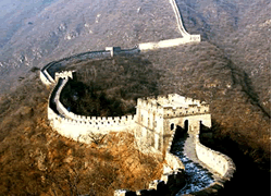 Mutianyu Great Wall Hiking in Winter