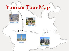 Yunnan Tour Map
